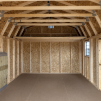 12'x20' Economy High Barn Wood Shed