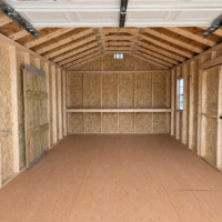 76554-1 12'x24' Economy Ranch Wood Panel Garage