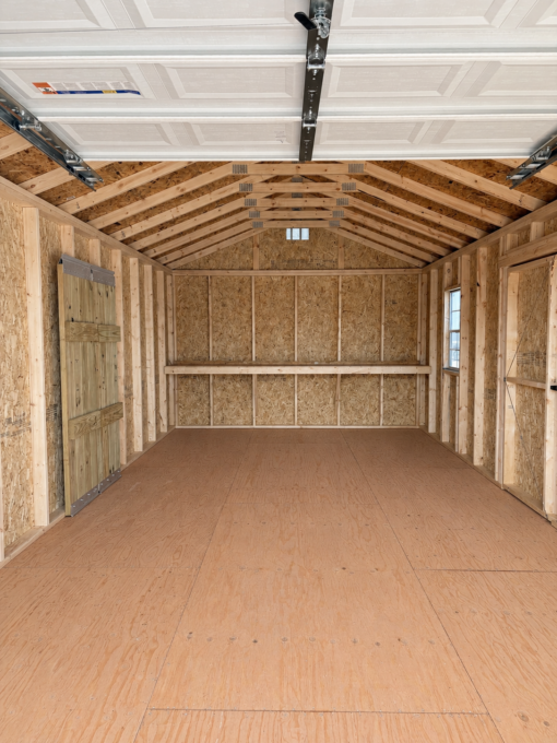 76554-1 12'x24' Economy Ranch Wood Panel Garage