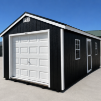 76554 12'x24' Economy Ranch Wood Panel Garage