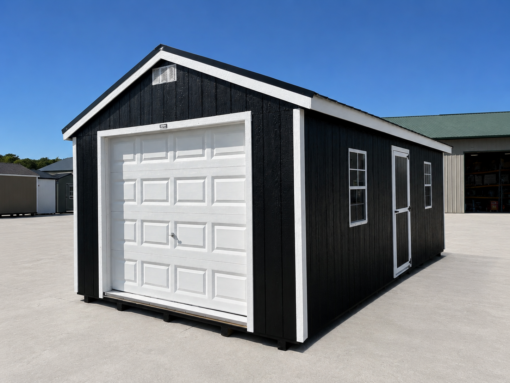 76554 12'x24' Economy Ranch Wood Panel Garage