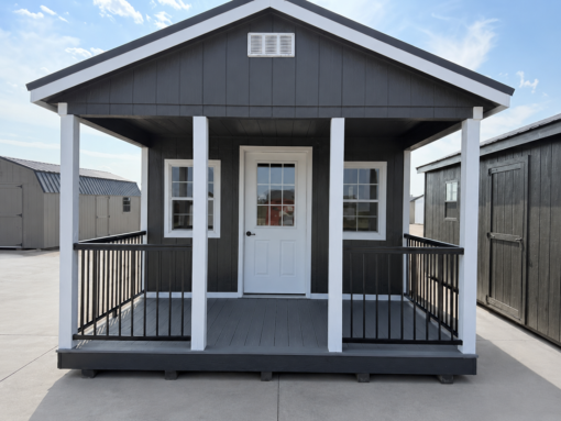 12'x24' Ranch Gable Wood Panel Porch