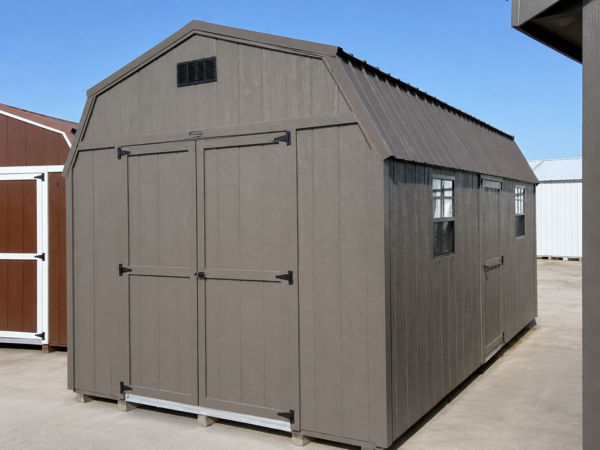 10'x20' Economy High Barn Wood Shed