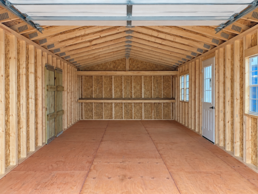 14'x32' Ranch Gable Wood Panel Garage