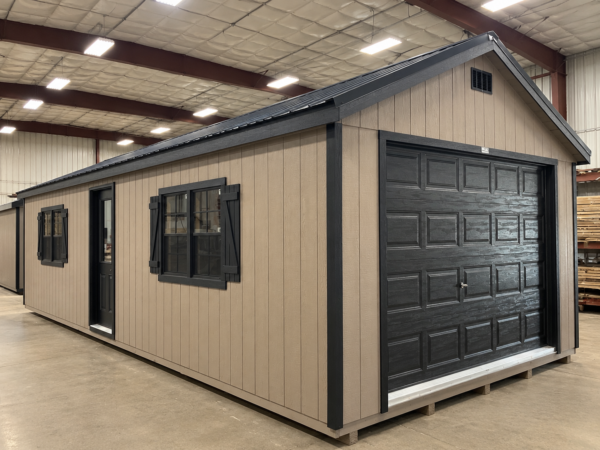 14'x32' Ranch Gable Wood Panel Garage