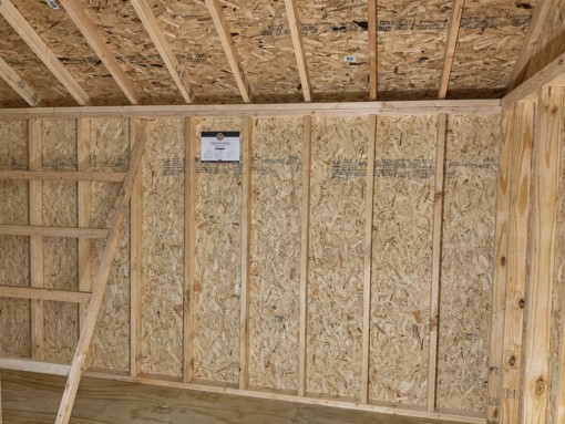 76757-1 8'x12' Quaker Gable Wood Panel Chicken Coop