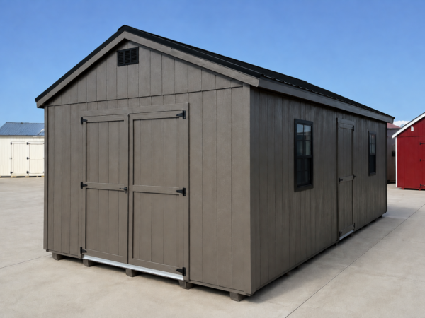 12'x24' Economy Ranch Gable Wood Shed