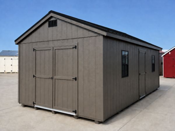 12'x24' Economy Ranch Gable Wood Shed