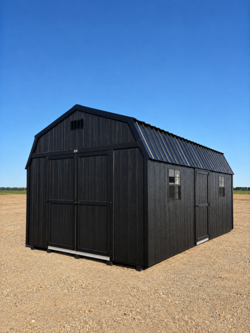 12'x20' Economy High Barn Wood Shed
