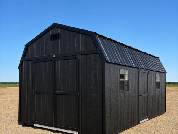 12'x20' Economy High Barn Wood Shed