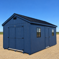 10'x20' Economy Ranch Gable Wood Shed