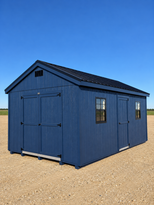 10'x20' Economy Ranch Gable Wood Shed