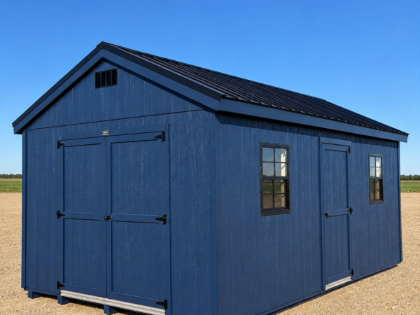 10'x20' Economy Ranch Gable Wood Shed