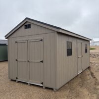 10'x20' Economy Ranch Gable Wood Shed