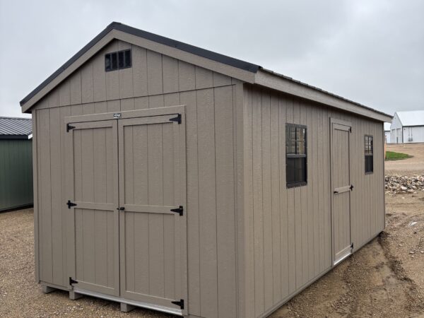 10'x20' Economy Ranch Gable Wood Shed