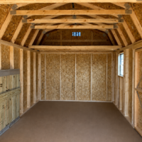 10'x20' Economy High Barn Wood Shed