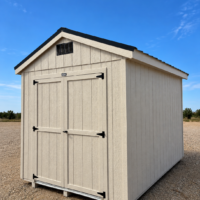 8'x12' Economy Ranch Gable Wood Shed