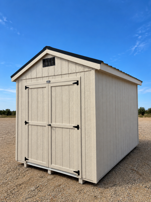 8'x12' Economy Ranch Gable Wood Shed