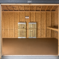 76895-1 10'x16' Ranch Gable Wood Panel Shed