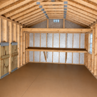 12'x20' Ranch Gable Wood Panel Shed