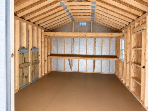 12'x20' Ranch Gable Wood Panel Shed