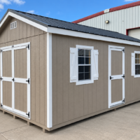 12'x20' Ranch Gable Wood Panel Shed