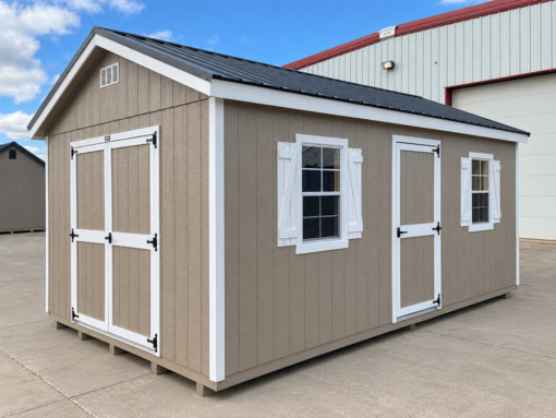 12'x20' Ranch Gable Wood Panel Shed