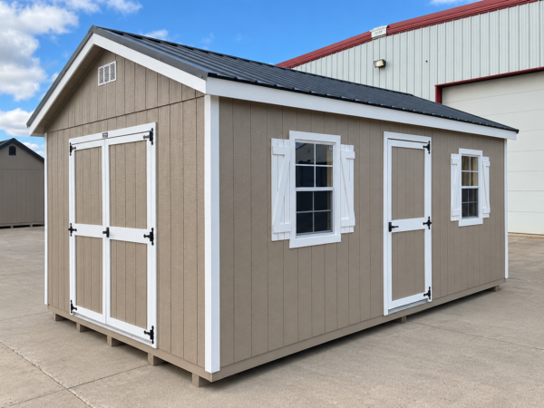 12'x20' Ranch Gable Wood Panel Shed
