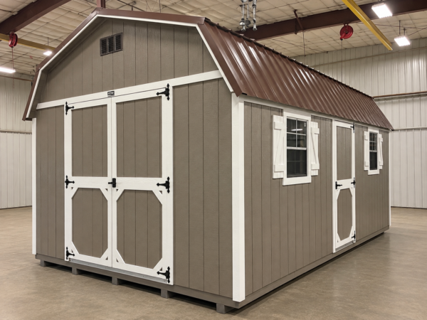 76906 12'x20' High Barn Wood Panel Shed