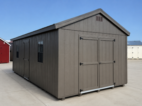 12'x24' Economy Ranch Gable Wood Shed