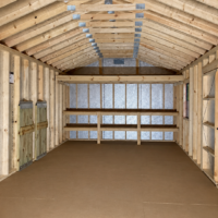 12'x24' Ranch Gable Wood Panel Shed