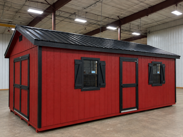 12'x24' Ranch Gable Wood Panel Shed