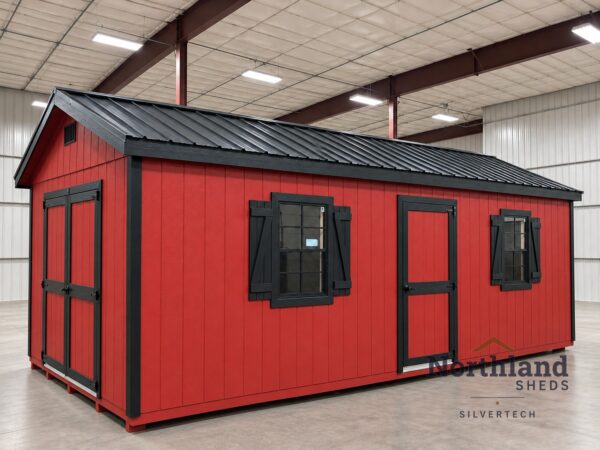 12'x24' Ranch Gable Wood Panel Shed