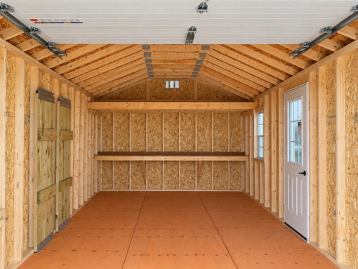 12'x24' Ranch Gable Wood Panel Garage