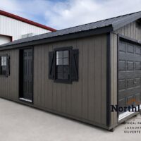 12'x24' Ranch Gable Wood Panel Garage