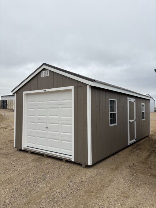 12'x24' Economy Ranch Wood Panel Garage
