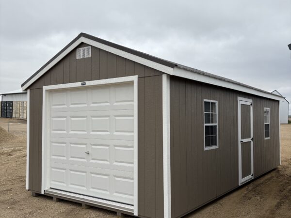 12'x24' Economy Ranch Wood Panel Garage