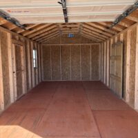 12'x24' Economy Ranch Wood Panel Garage