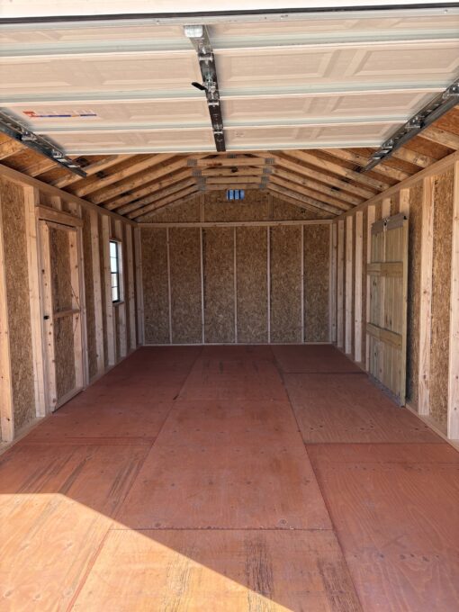 12'x24' Economy Ranch Wood Panel Garage
