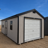 12'x24' Economy Ranch Wood Panel Garage