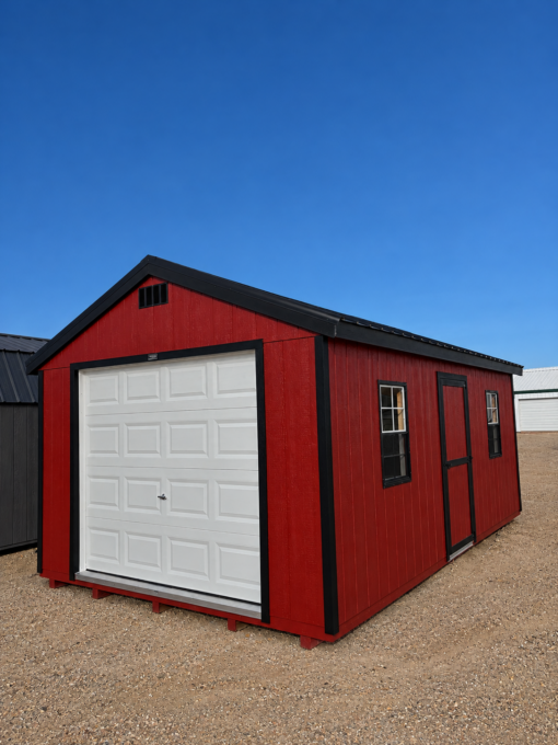 77050 12'x20' Economy Ranch Wood Panel Garage