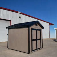77087 8'x10' Ranch Gable Wood Panel Shed