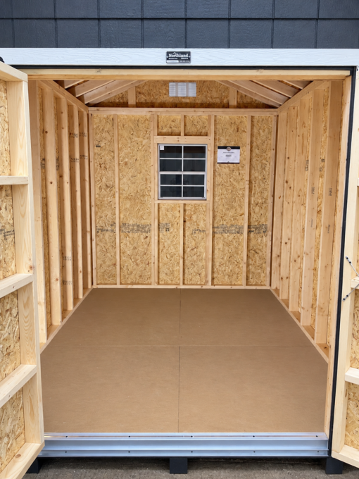 77090 12 8'x10' Ranch Gable Wood Panel Shed
