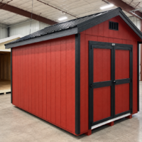 8'x12' Ranch Gable Wood Panel Shed