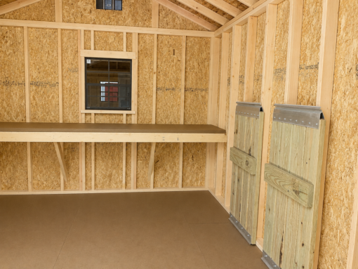 10'x12' Ranch Gable Wood Panel Shed