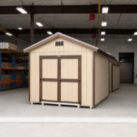 10'x12' Ranch Gable Wood Panel Shed