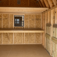 10'x12' High Barn Wood Panel Shed