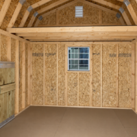 10'x12' High Barn Wood Panel Shed