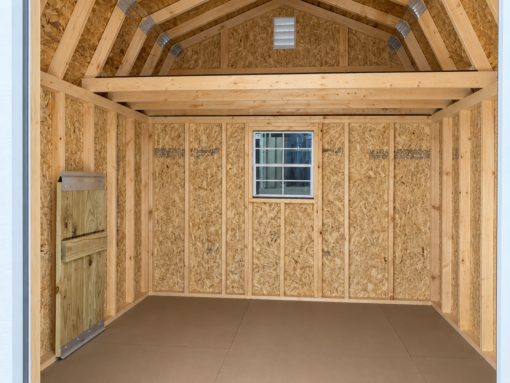 10'x12' High Barn Wood Panel Shed