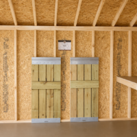 77249-1 10'x12' Quaker Gable Wood Panel Shed